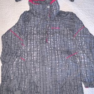 Columbia girls windbreaker hooded jacket